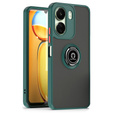 Etui do Xiaomi Redmi 13C / Poco C65, Frosted Ring, zielone