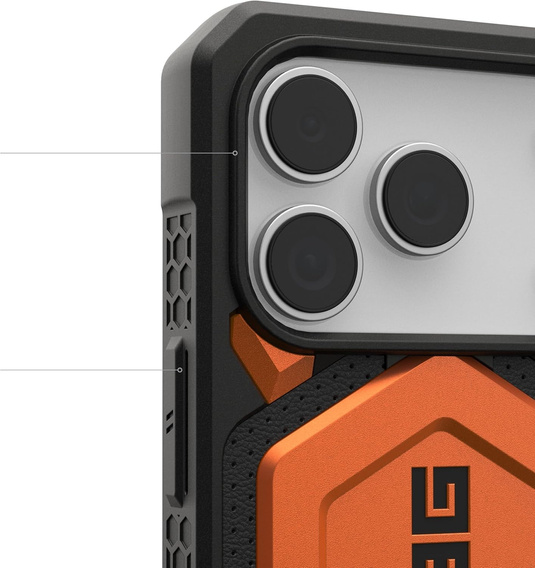 Etui Urban Armor Gear do iPhone 17 Pro Max, Monarch Pro MagSafe, Orange