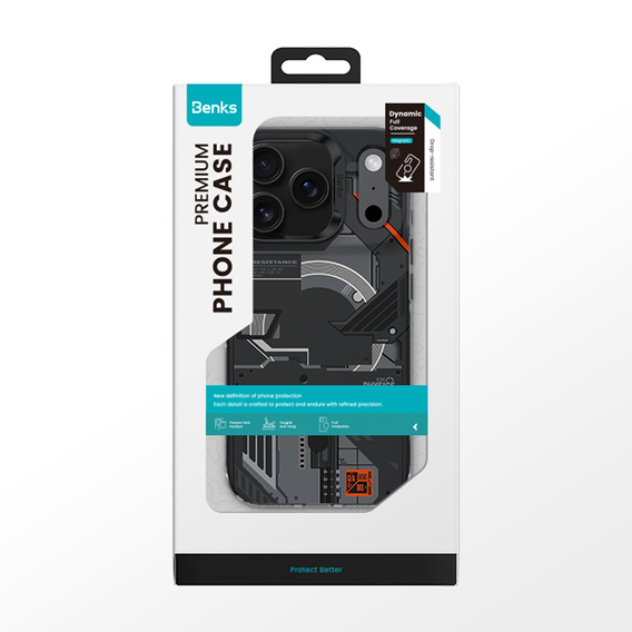 Etui BENKS Dynamic Magnetic Mecha (D069) do iPhone 17 Pro