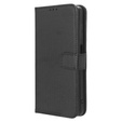 Etui z klapką do Realme Note 50, Wallet Smart Magnet, czarne