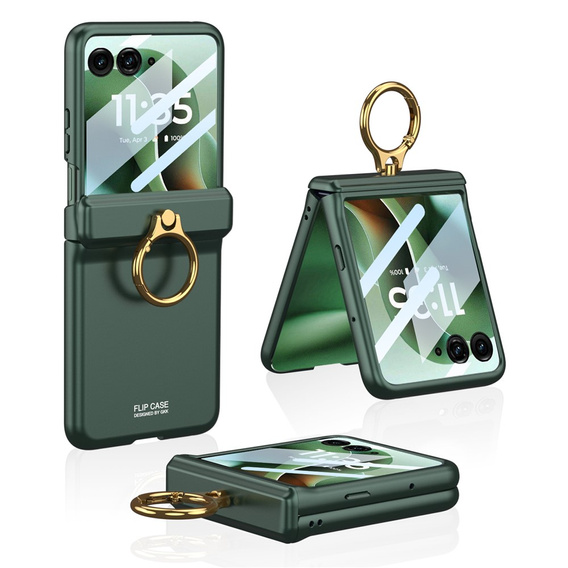 Etui z podstawką i ochroną zawiasu do Motorola Razr 60 Ultra 5G