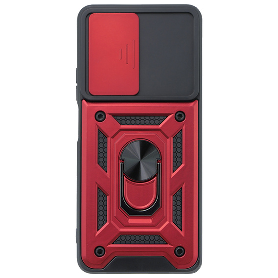 Etui pancerne do Infinix Note 40 Pro Plus, CamShield Slide, czerwone