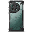 Etui Ringke Fusion X przezroczyste / czarne do OnePlus 12 5G