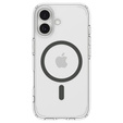 Etui Spigen Ultra Hybrid MagSafe do iPhone 17, Clear/Graphite