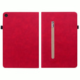 Etui do Lenovo Tab M10 10.1 Gen 3, Wallet Pen Slot, czerwone