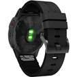 Skórzany Pasek Quickfit do Garmin 22mm, Czarny