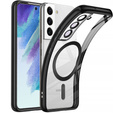 Etui do Samsung Galaxy S21 FE, Electro MagSafe, czarne + Szkło na ekran