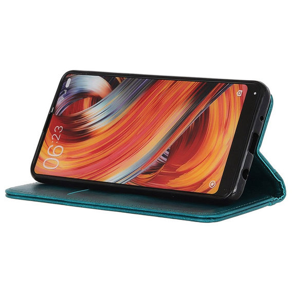 Etui do Google Pixel 8 Pro, Wallet Litchi Leather, zielone