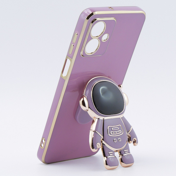 Etui do Motorola Moto G54 5G, Astronaut, fioletowe