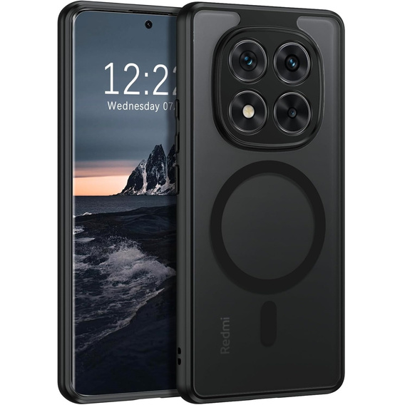 Etui do Xiaomi Redmi Note 14 Pro 5G / Xiaomi Poco X7 5G, do MagSafe, ERBORD Matt Case, czarny