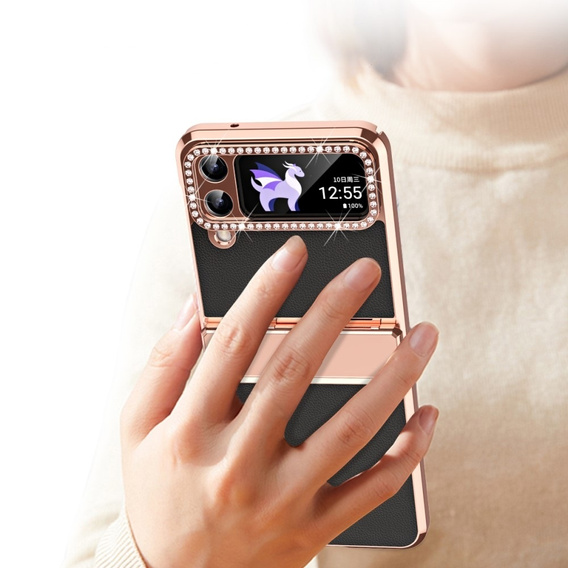 Etui do Samsung Galaxy Z Flip 4 5G, ElectroLeather, czarne