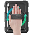 Etui do iPad Air 13" 2025/2024 (7/6 gen.), Pancerne obrotowe 360, Czarne
