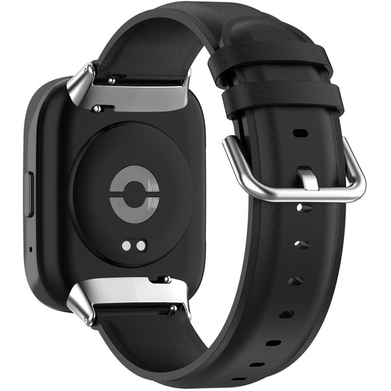 Pasek Skórzany do Xiaomi Redmi Watch 3 Active, Czarny