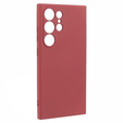 Etui do Samsung Galaxy S24 Ultra, Silicone Lite, czerwone