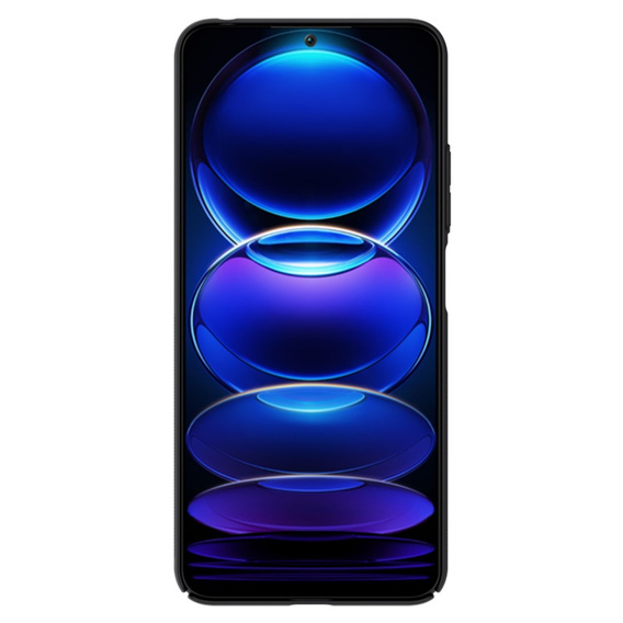 Etui NILLKIN do Xiaomi Redmi Note 12 5G / POCO X5 5G, Obudowa Super Frosted Shield Case, Czarne