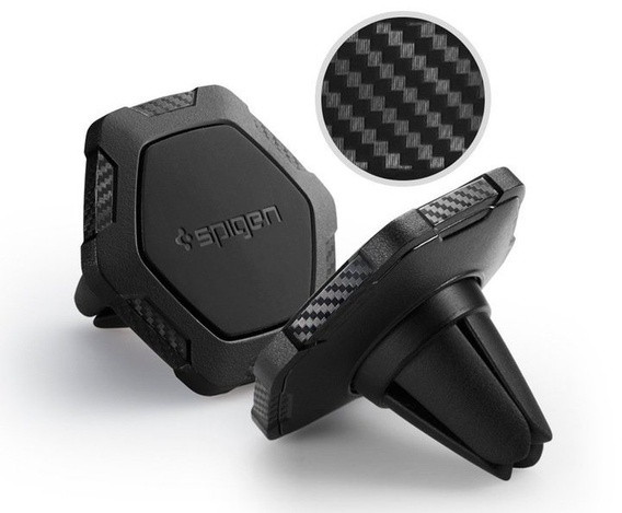 Uchwyt Samochodowy SPIGEN QS11,  Air Vent Magnetic Car, Black
