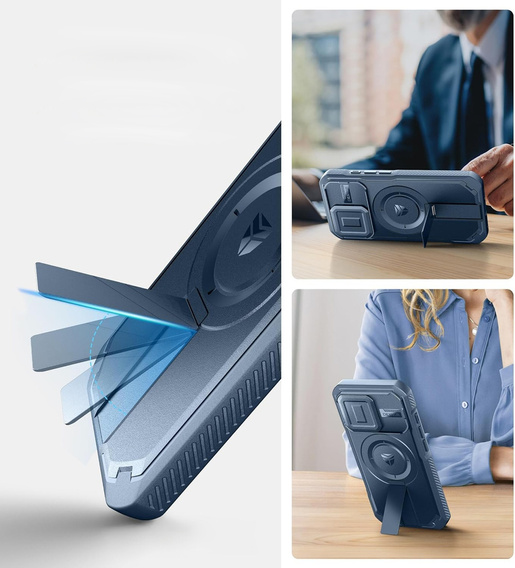 Etui Dexnor MagSafe z osłoną aparatu do iPhone 16 Pro