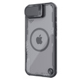 Etui do iPhone 16e, pancerne Nillkin, Icelade Prop, do Magsafe z osłoną aparatu, czarne