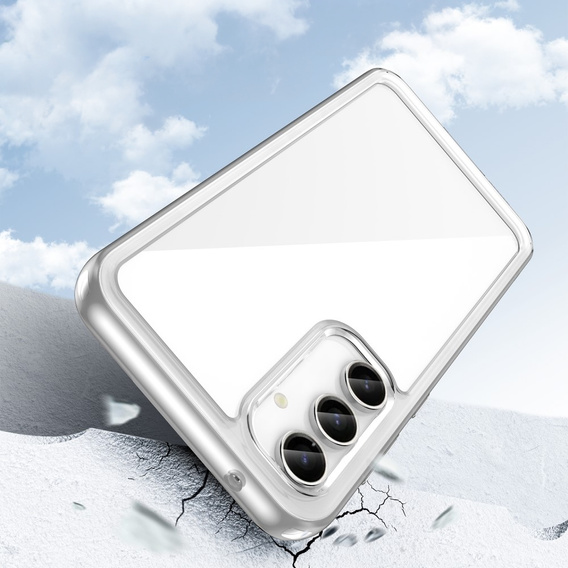 Etui do Samsung Galaxy S23 FE, Fusion Hybrid, przezroczyste