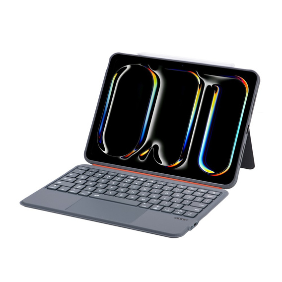 Wszechstronne etui z klawiaturą Bluetooth do iPad 11" 2025 A16 (11 gen.) / iPad 10.9" 2022 (10 gen.) – czarne
