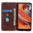 Etui z klapką do OnePlus 13, Split Leather, brązowe