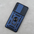 Etui pancerne do Infinix Note 30 Pro, CamShield Slide, niebieskie