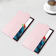 Etui do Samsung Galaxy Tab A9+, Smartcase Hybrid, z miejscem na rysik, różowe