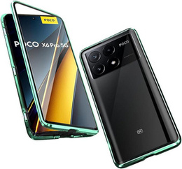 Etui do Xiaomi Poco F6 Pro, Frame Case, zielone