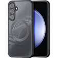 Etui DuxDucis do Samsung Galaxy S23 FE, Aimo case, do MagSafe, przezroczyste / czarne