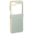 Etui Litchi Leather do Samsung Galaxy Z Flip7 FE / Z Flip6, zielone