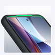 Etui do Xiaomi Redmi 15 5G / 4G, z ochroną aparatu, przezroczyste z czarnymi bokami