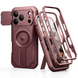 Etui Dexnor pancerne z podstawką i przesłoną aparatu, do MagSafe do iPhone 17 Pro Max