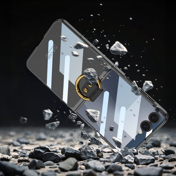 Etui Ring Holder do Samsung Galaxy Z Flip7 5G, czarne