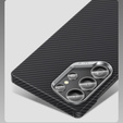 Etui BENKS Kevlar do Samsung Galaxy S25+ Plus, Carbon Fiber 600D 0044, do MagSafe, czarne