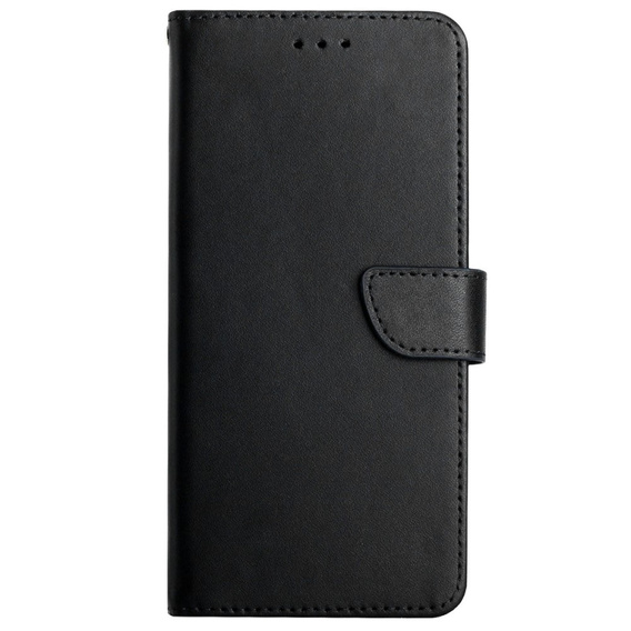 Etui z klapką do Realme C67, Nappa Texture Wallet, czarne