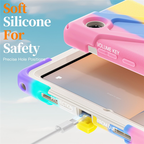 Pancerne etui z podstawką i paskiem na ramię do Samsung Galaxy Tab A11+