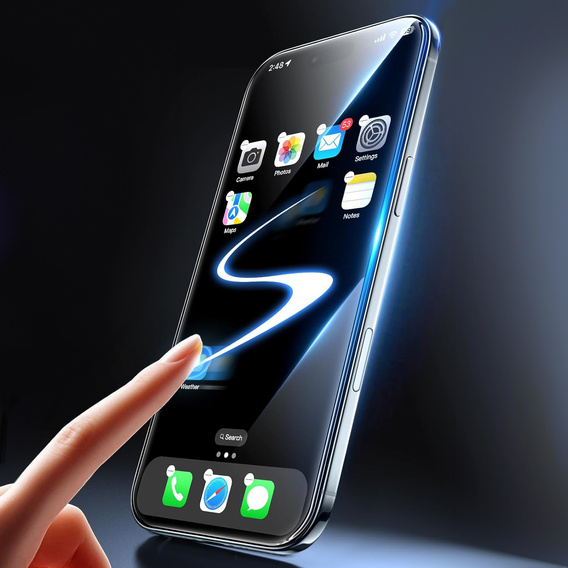 2x Szkło Hartowane do iPhone Air, ERBORD 9H Hard Glass, szybka