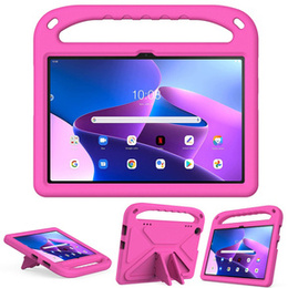Etui dla dzieci do Lenovo Tab M10 10.1 Gen 3, dziecięce z uchwytem, Różowe
