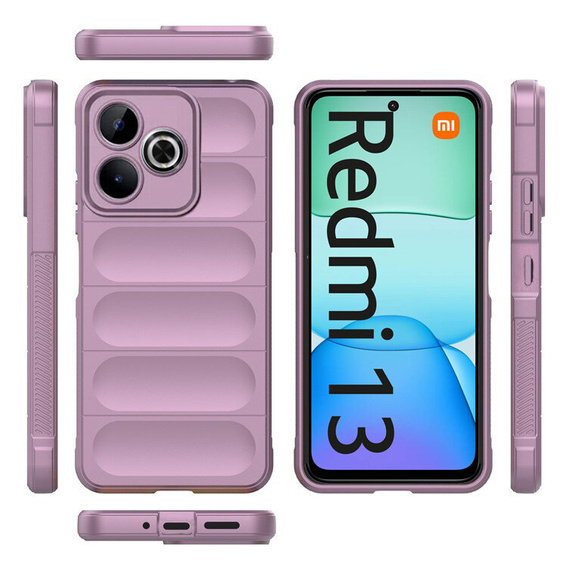 Etui do Xiaomi Redmi 13, Gaming Shockproof, fioletowe