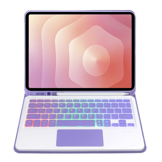 Etui z podświetlaną klawiaturą Bluetooth i touchpadem do Samsung Galaxy Tab S11