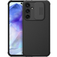 Etui do Samsung Galaxy A55 5G, pancerne Nillkin, CamShield Pro, Czarne