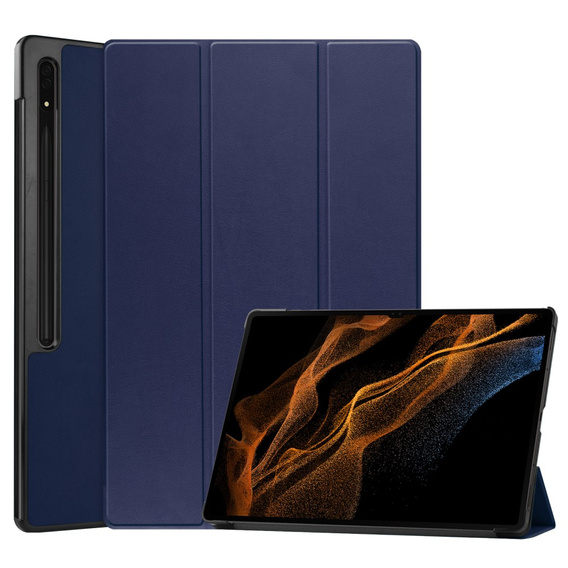 Etui do Samsung Galaxy Tab S9 Ultra, Smartcase, niebieskie