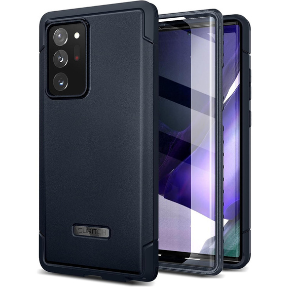 Etui do Samsung Galaxy Note 20 Ultra, Suritch Basic (Two Frames), granatowe