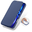 Etui Dux Ducis do iPhone 17 Pro Max, Skin X Pro,  z klapką, do MagSafe, granatowe