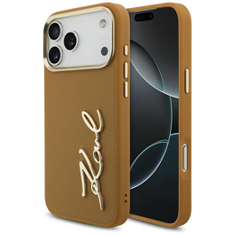 Etui Karl Lagerfeld Karl Script Logo – z metalowymi przyciskami do iPhone 17 Pro Max