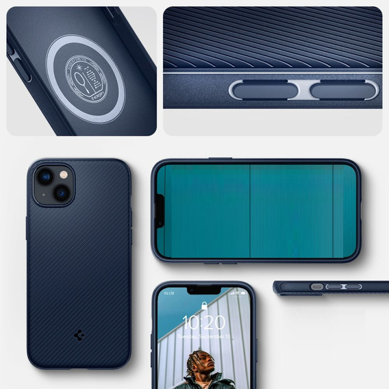 Etui SPIGEN do iPhone 14 Plus, Mag Armor, Navy Blue