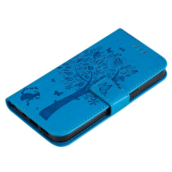 Etui z klapką do Xiaomi 13T / 13T Pro, Butterfly, niebieskie
