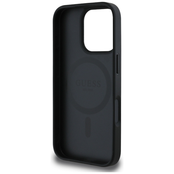 Etui Guess 4G Circle with Classic Logo, do MagSafe do iPhone 16 Pro