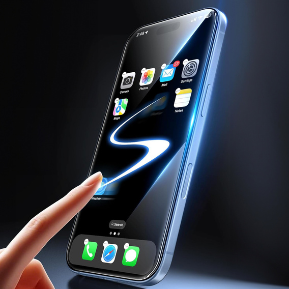 Szkło hartowane ERBORD 9H Hard Glass do iPhone 17 Pro / 17 / 16 Pro – zestaw 2 sztuk