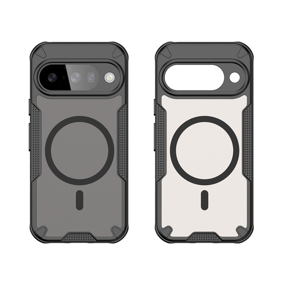 Etui pancerne do Google Pixel 10, do MagSafe, matowe, czarne